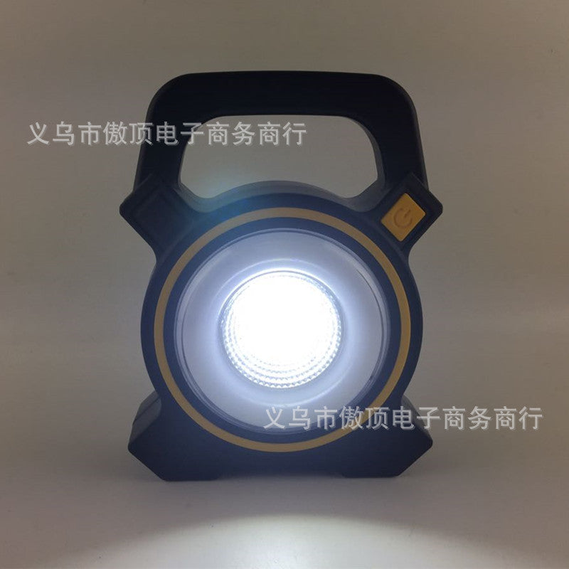 Multifunctional Solar Charging COB Super Bright Tent Light Outdoor Camping Lantern Emergency Light Work Light Searchlight