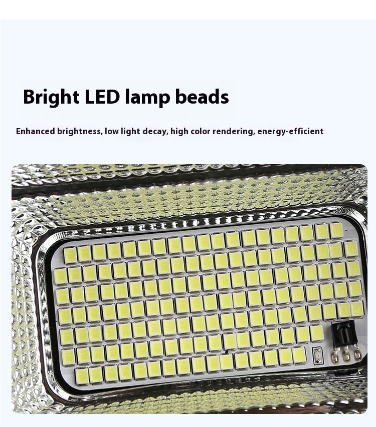 Waterproof LED Solar Street Light Indoor and Outdoor Home Garden Lighting with Strong Light for Rural Yards IP Rating IP65