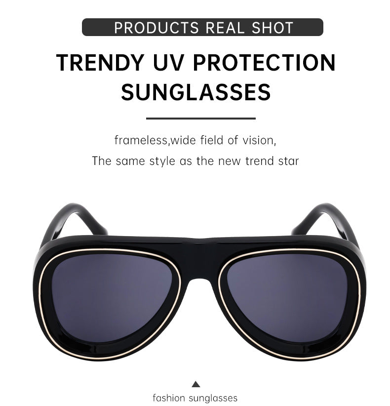 European and American Toad Sunglasses for Men, High-End Pilot Sunglasses, Men's Driving Sun Protection Glasses sunglasses