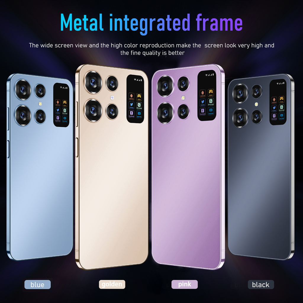 Android Phone S24New Smartphone7.3Inch Large Screen2+16G Android Smart Phone Wholesale