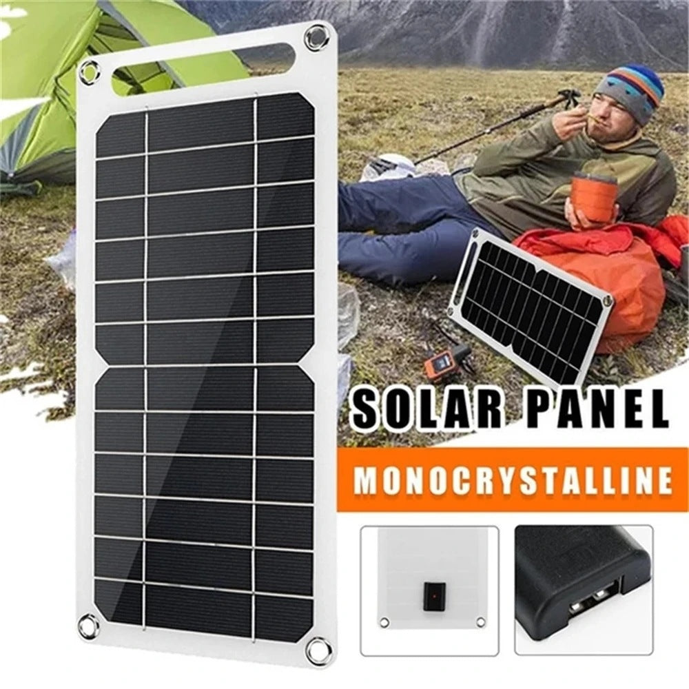5V 6W Solar panel output USB Outdoor Portable Solar System Mobile Phone Charger Too