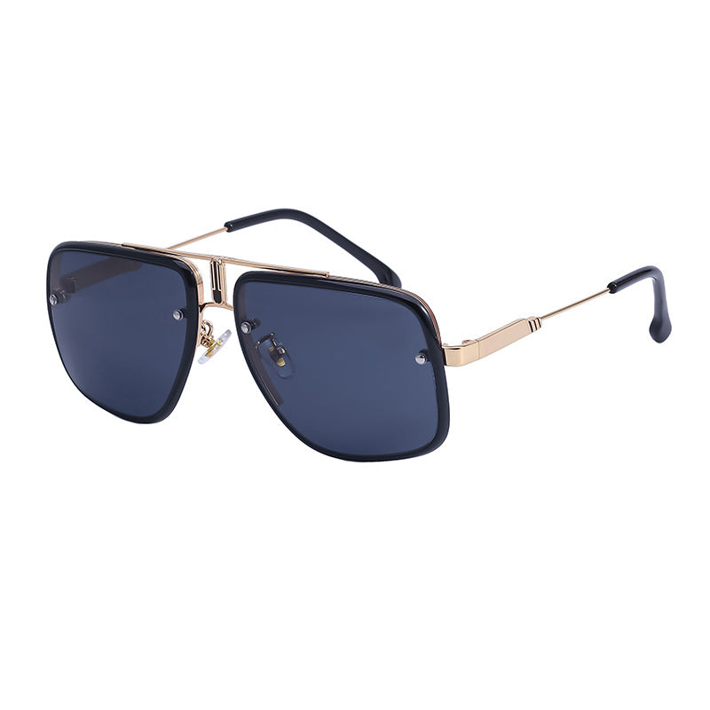 2025New Retro Square Frame Sunglasses for Men, High-End Driving Sun Protection Glasses shades