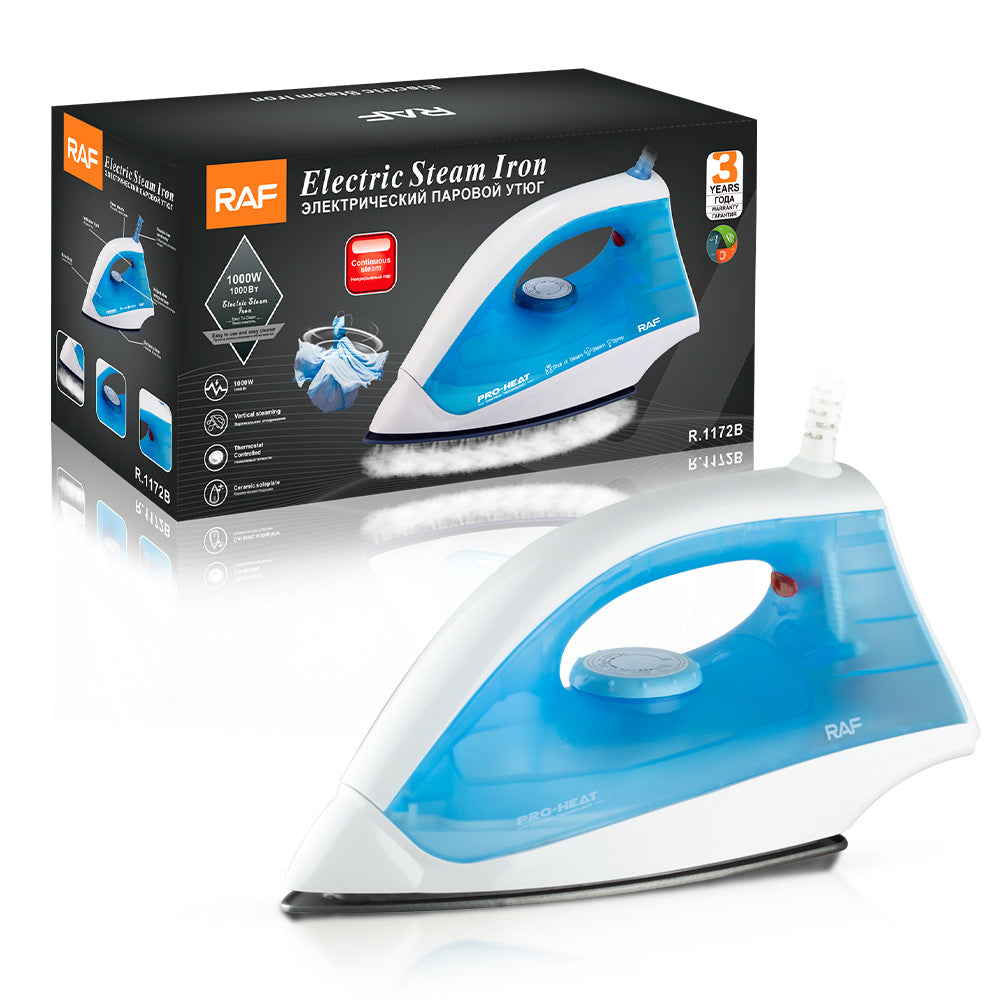 RAF EU Standard Handheld Electric Iron Household Small Portable Iron Handheld Ironing Machine Dry Iron 1172
