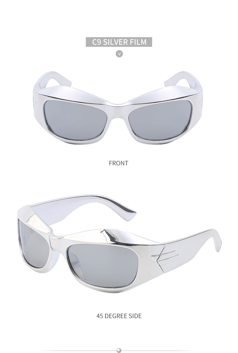 Steampunk Style Y2K Sunglasses for Men Cycling Sports Sunglasses for Women Wholesale