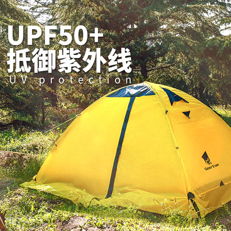 Canopy Tent for Outdoor Camping3-4Windproof and rainproof lightweight double-layer tent for outdoor climbing4-6People