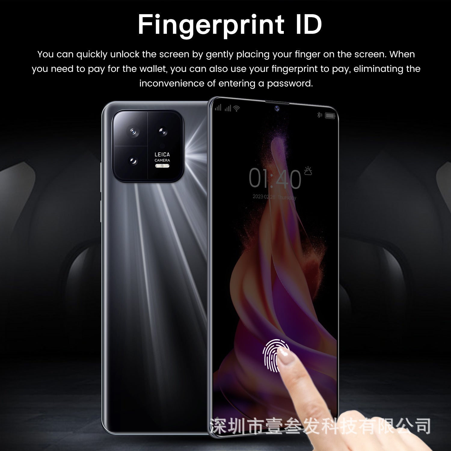 M13pro(1+16G)New Hot6.8Inch5G All-in-one smartphone factory stock