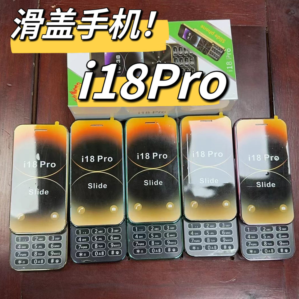 Slide Function Phone Flip Elderly Button Phone Pocket Women's Personalized Phone Backup Phone