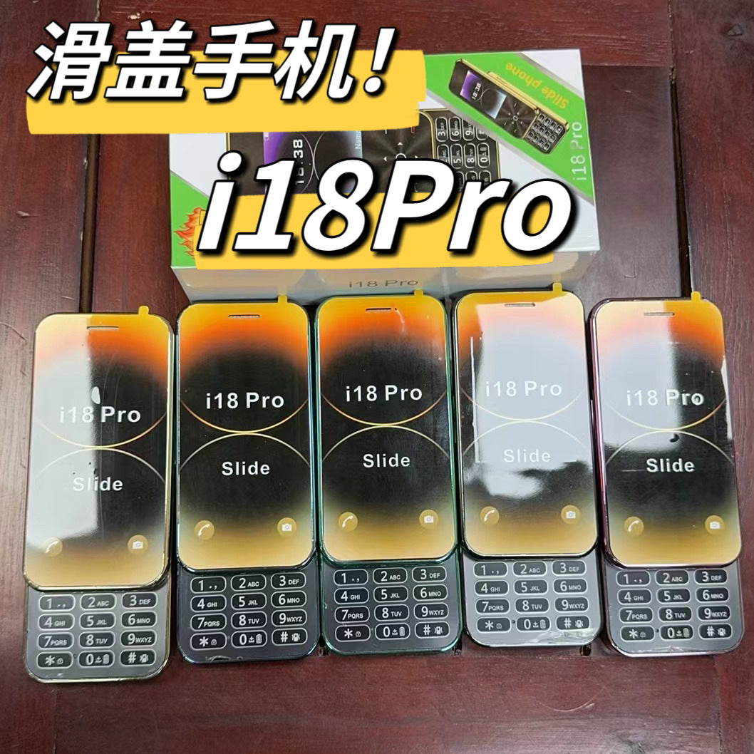 Slide Function Phone Flip Elderly Button Phone Pocket Women's Personalized Phone Backup Phone