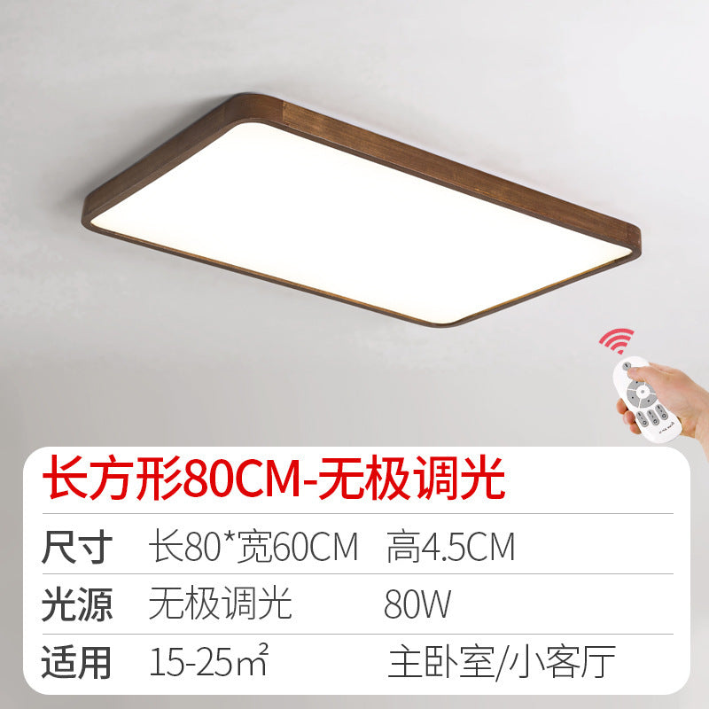 Log led Ceiling Lamp Living Room Balcony Tatami Wabi-Sabi Style Japanese Style Wood Art Corridor Nordic round bedroom