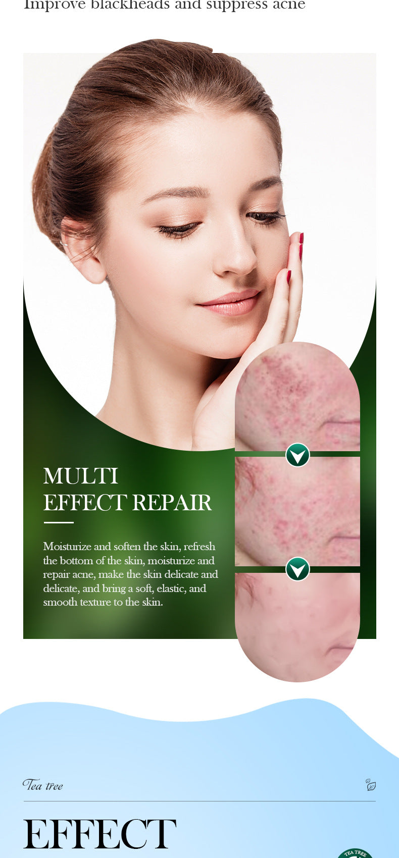 Full English Tea Tree Facial Mask25g SADOER Refreshing Moisturizing Tablets for  Wholesale