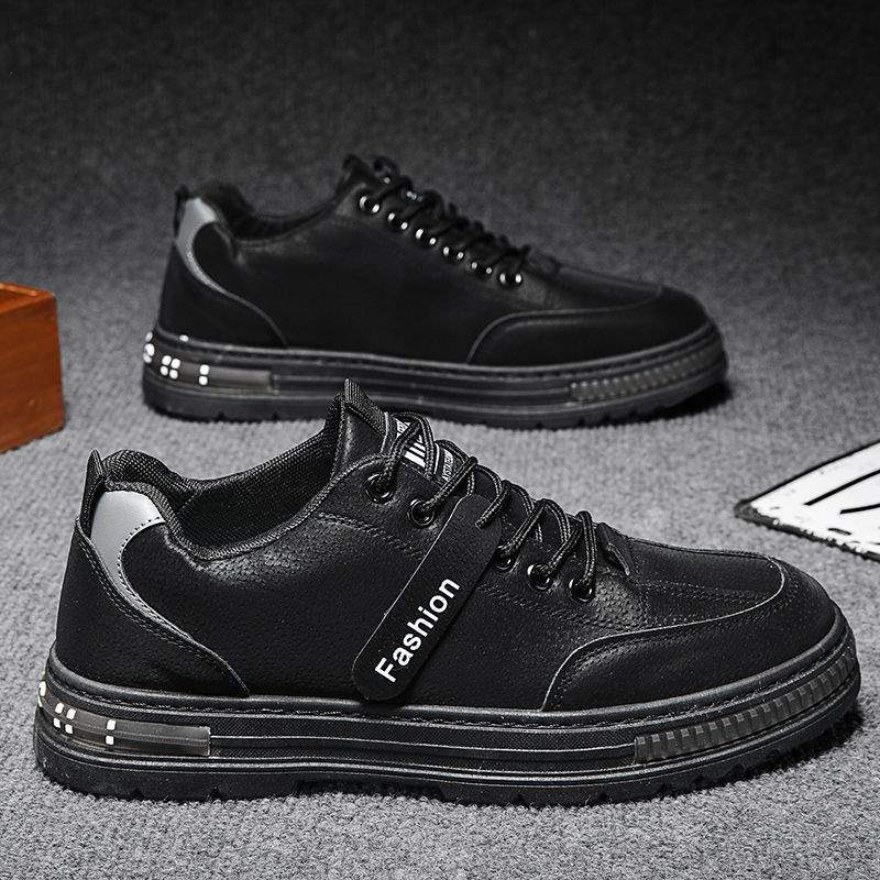 Men's Shoes2025Spring New Thick-Soled Height-Increasing Versatile Retro Low-Cut Martin Boots Men's Outdoor Hiking Mountaineering Shoes