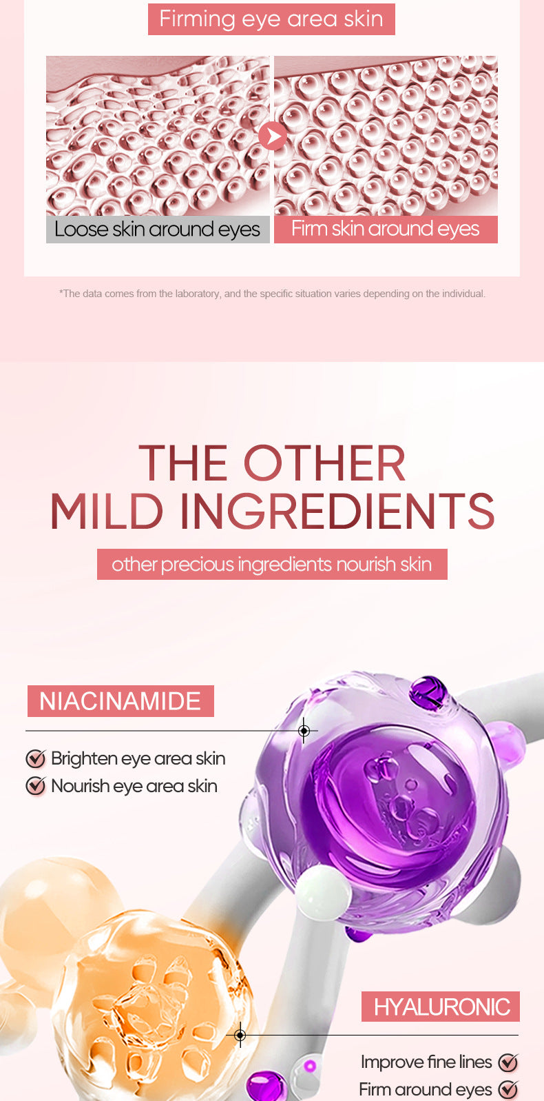 烟酰胺焕肤眼霜 BIOAOUA 保湿眼霜 跨境批发