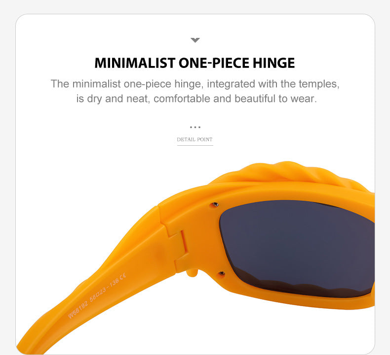 New Y2K Irregular Sunglasses for Women, Cycling Lace Sunglasses, Women's European and American Style Performance Glasses sunglasses