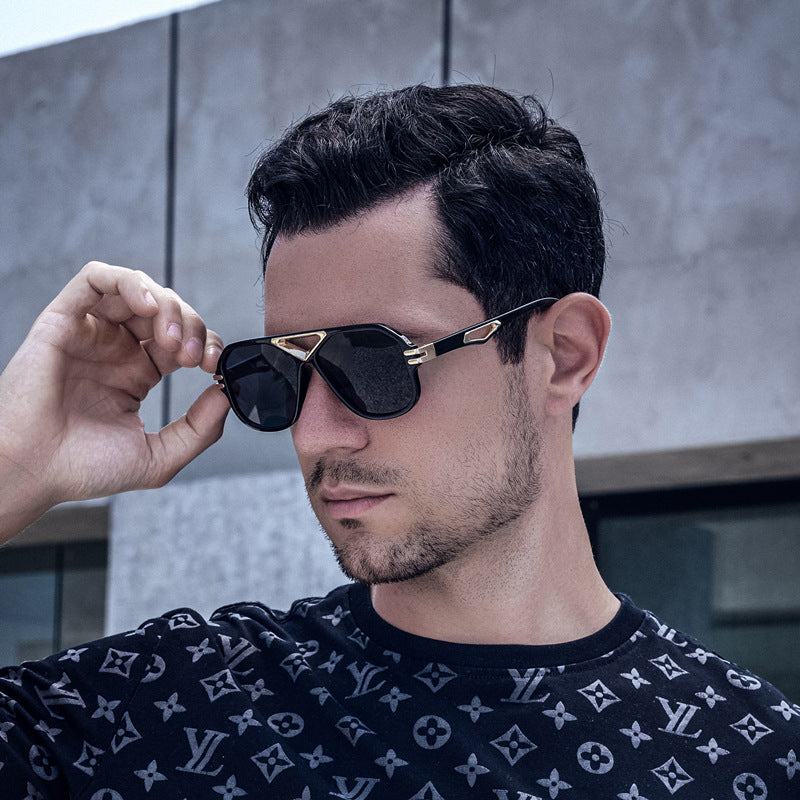 European and American Retro Steampunk Sunglasses for Men High-End Sunglasses Men's Trendy Glasses Wholesale shades