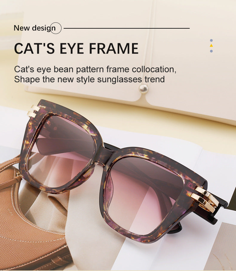 Sunglasses European and American Fashion Square Frame Sunglasses Men's Style Sunglasses Wholesale Glasses sunglasses