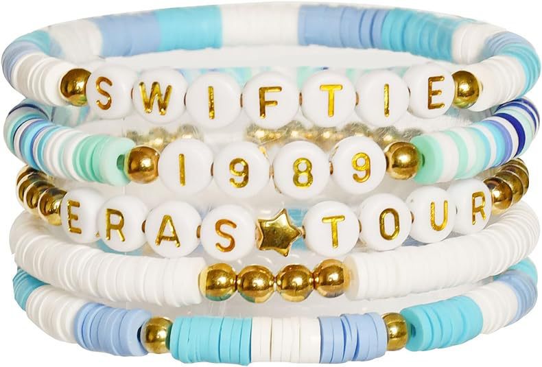 Taylor Music Jewelry Bracelet for Women Versatile High-End Bohemian Accessories SWIFTIE Alphabet Soft Clay Bracelet