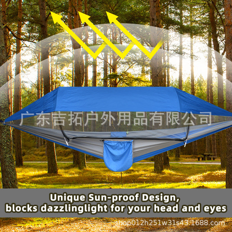 Outdoor Mosquito-Proof Portable Swing Outdoor Hammock Sunshade Wholesale290*140cm