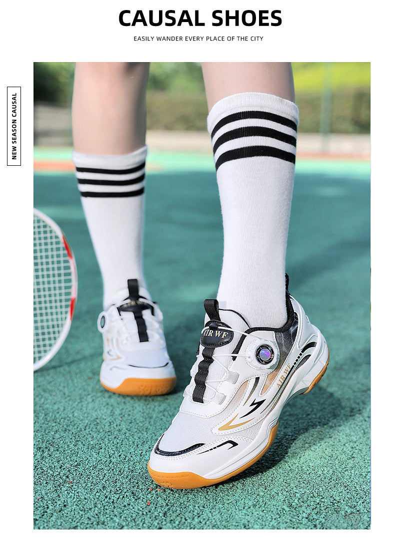 Children's Badminton Shoes New Table Tennis Breathable Soft Sole Lightweight Non-Slip Professional Competition Training Boys' Sports Shoes