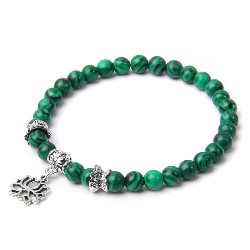 AliExpress8mm Volcanic Lava Stone Bracelet Natural Emperor Stone Couple Fashion Bracelet Factory Direct Sale