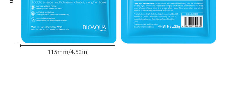 Full English Mask BIOAOUA White Truffle Moisturizing Caviar Nourishing Resurrection Grass Hydrating  Wholesale