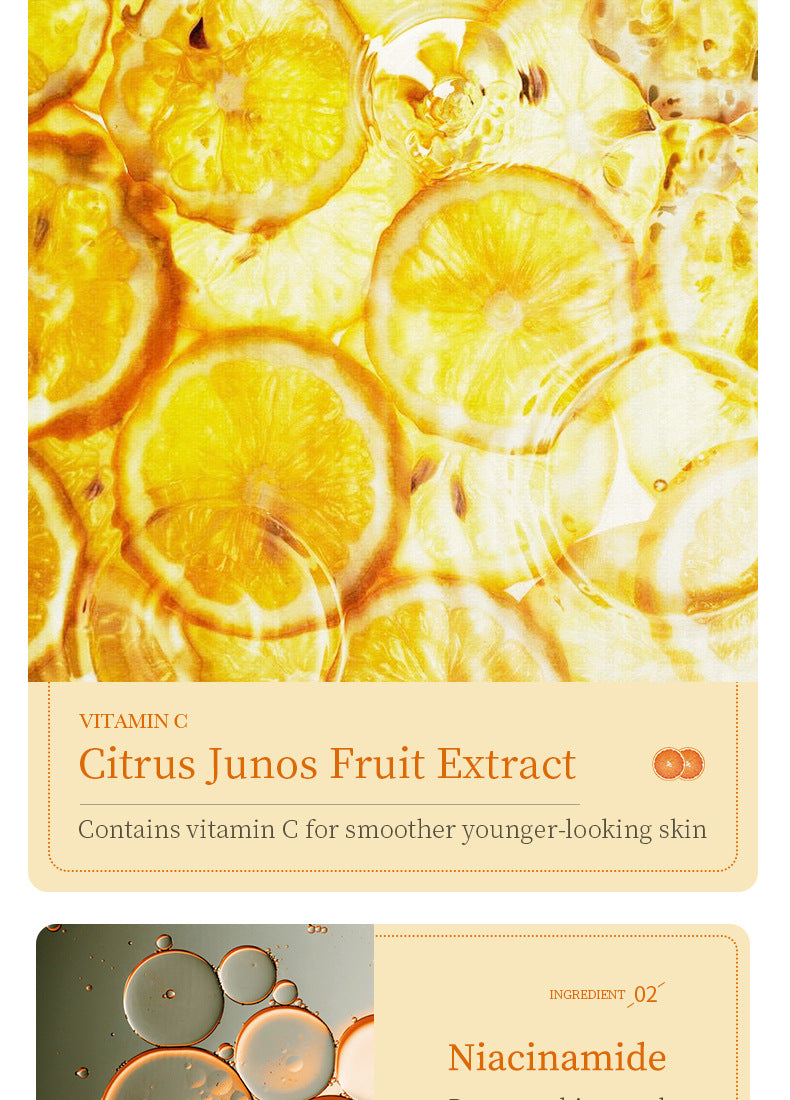 All English Vitamins C Whitening Skin Care Set BIOAOUA Cleansing and Moisturizing Five-Piece Set  Wholesale