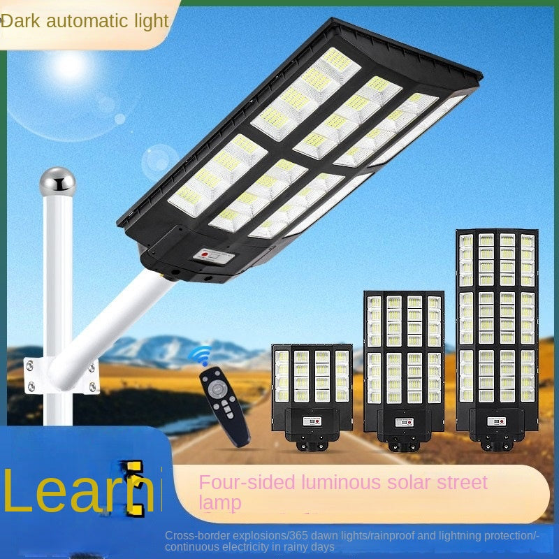 Cross-Border New High-Power Household Integrated Solar Lamp Super Bright LED Light Source IP65 Rating for Outdoor Project Street
