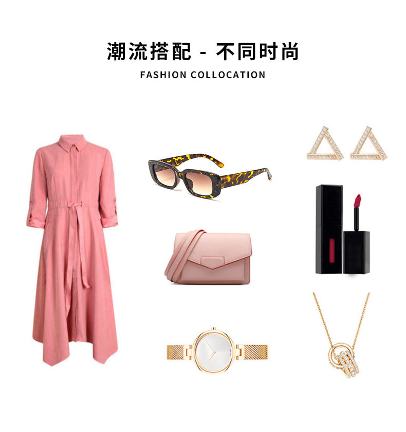 Vintage Cat Eye Sunglasses for Women Fashion Trend Oval Small Frame Sunglasses Sun Protection Glasses sunglasses