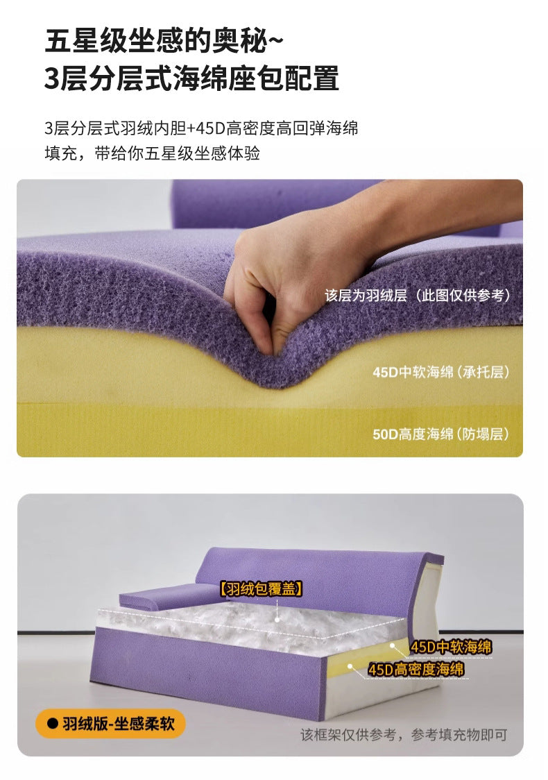 Italian Minimalist Living Room Genuine Leather Sofa Designer Straight Small Apartment Cream Style Lazy Cloud Sofa Shipping and tax not included