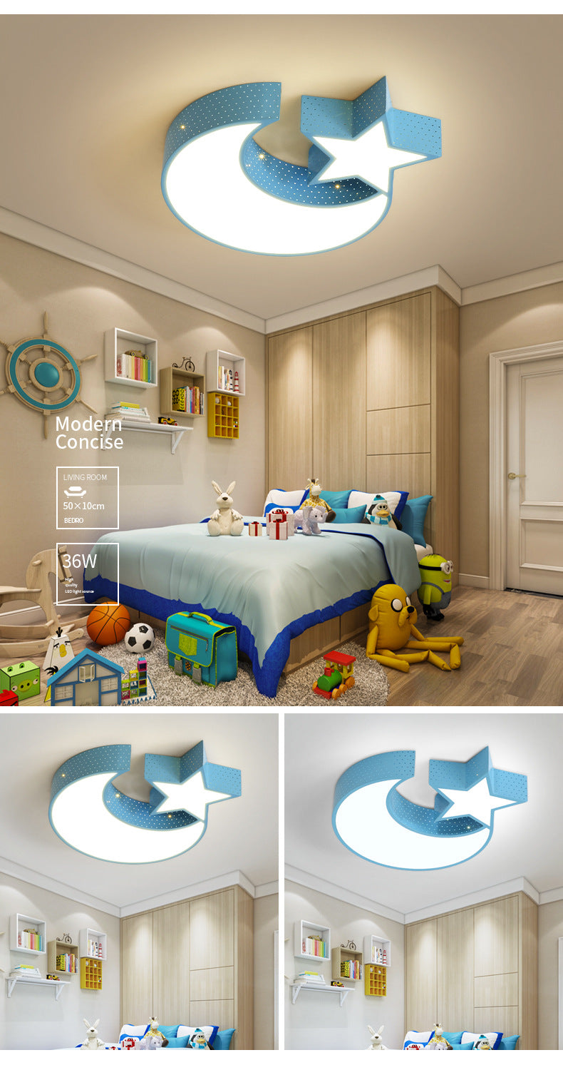 Creative Children's Lamp Bedroom lamp cartoon ceiling light modern minimalist LED Eye Protection Room Lamp Zhongshan Lighting Wholesale