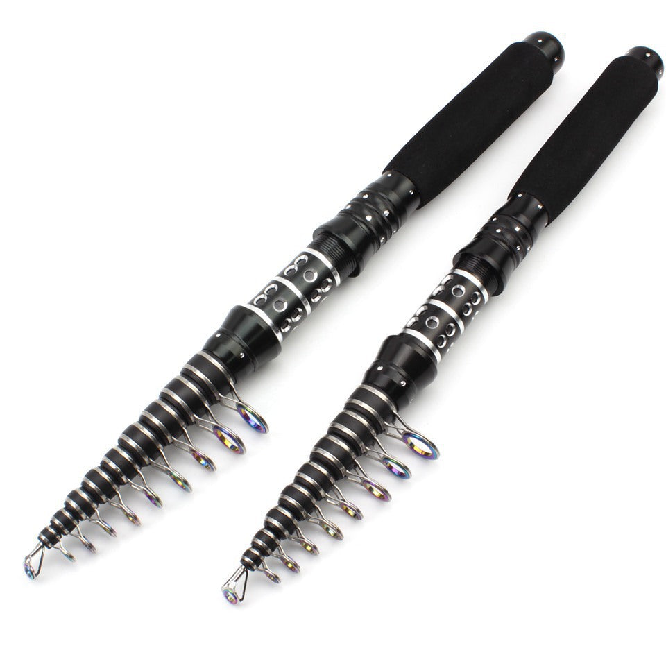 An ultra-short mini sea rod, telescopic lure rod that can be placed in a backpack