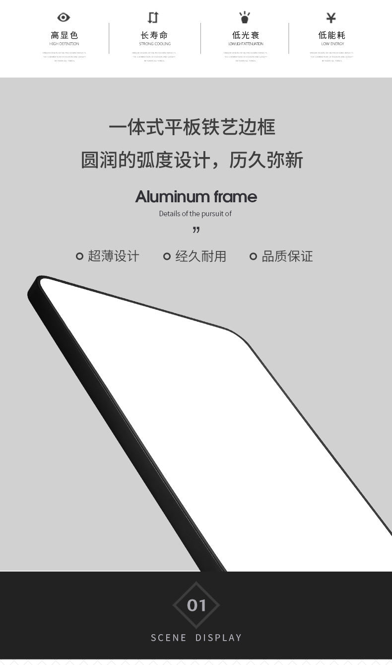 Modern simple personality square living room lamp Nordic Creative Home Use led Bedroom Ceiling Light Zhongshan Lighting Fixtures