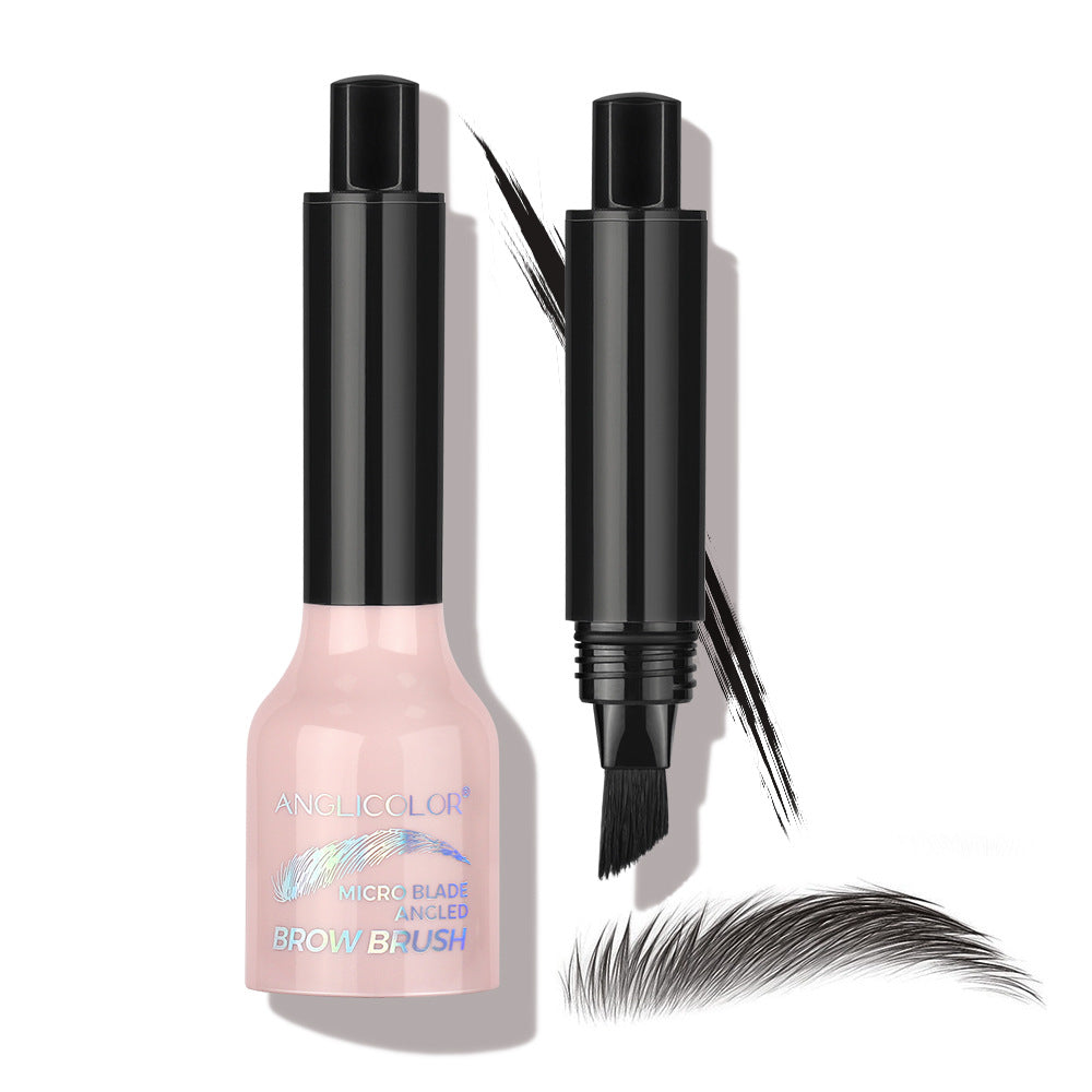 Hot-Selling Eyebrow Dye Cream Waterproof Smudge-Proof Large Brush Eyebrow Cream Long-Lasting Color No Smudging Natural Eyebrows