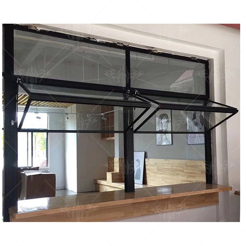 Modern Design Folding Windows Aluminum Sliding Windproof Aluminum Bi Fold Window Home/Project Use Tempered Glass Window