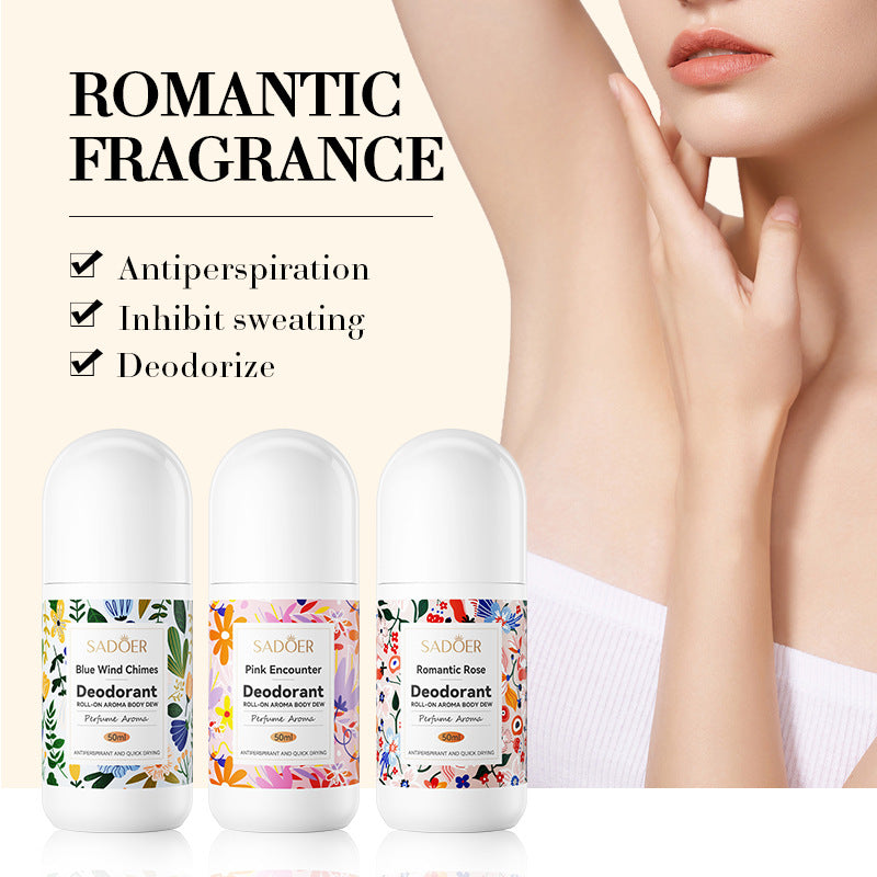 Full English Antiperspirant SADOER Lan Feng Ling Roll-On Deodorant Portable Long-Lasting Fragrance  Wholesale