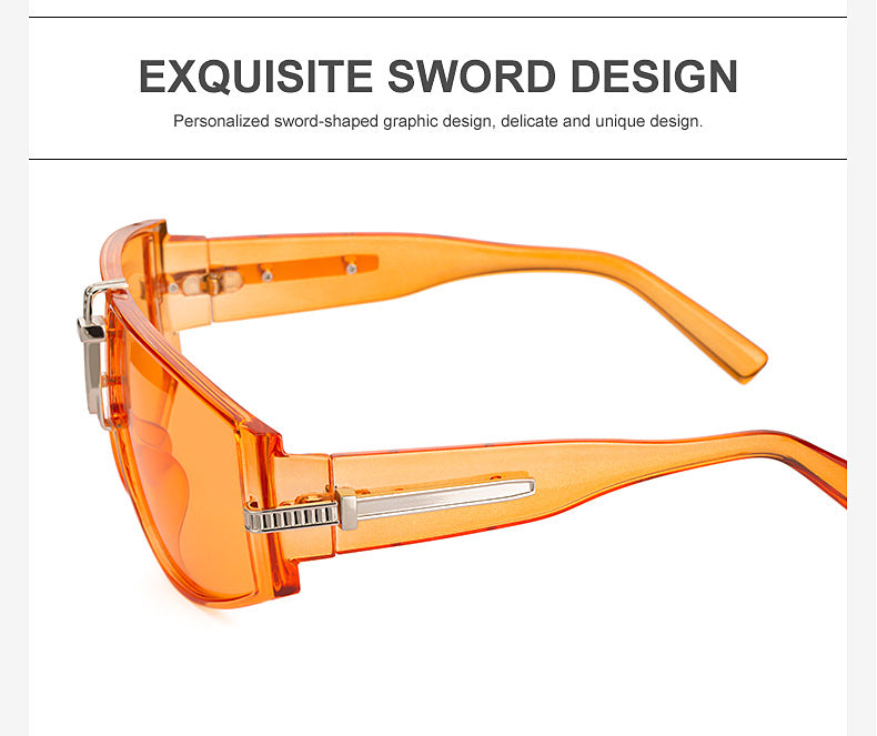 New Large Frame UV Protection Sunglasses for Women Fashionable Internet Celebrity Style Sunglasses Trendy Korean Version Glasses sunglasses