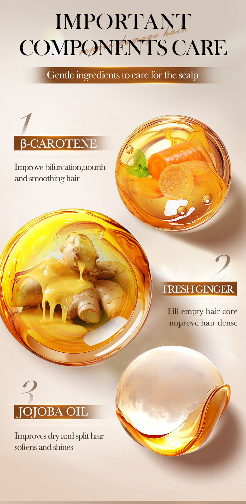 Batahana Hair Oil SADOER Scalp Soothing Smooth Conditioner Cross-Border Wholesale