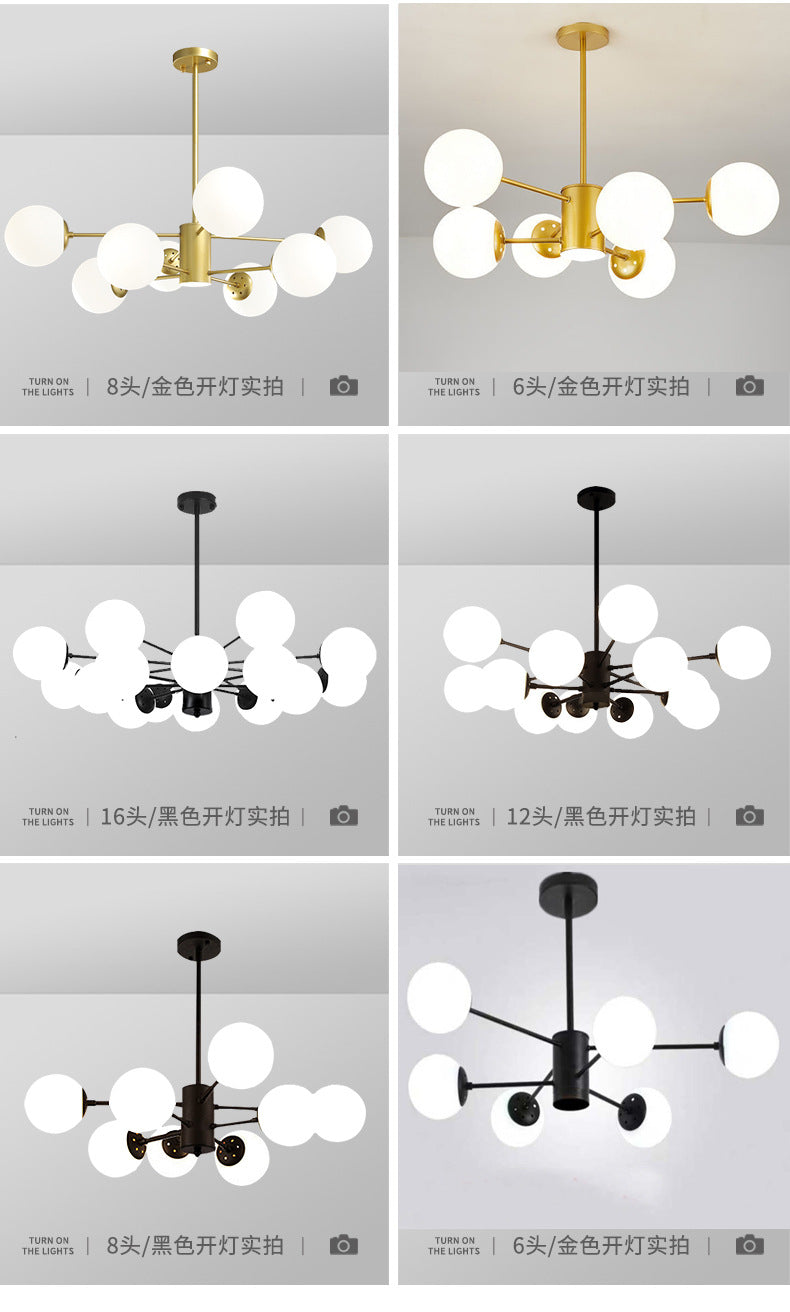Magic Bean Pendant Light Nordic Dining Room Light Modern Simple Room Master Bedroom Light Creative Living Room Light Elegant Home Wholesale