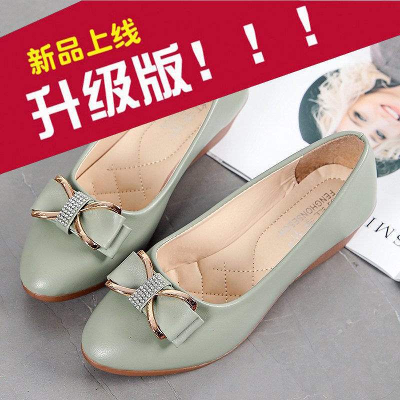 Pumps Women2025Spring New Versatile Women's Loafers British Style Flat Rhinestone Moccasins Durable Sole Women's Shoes