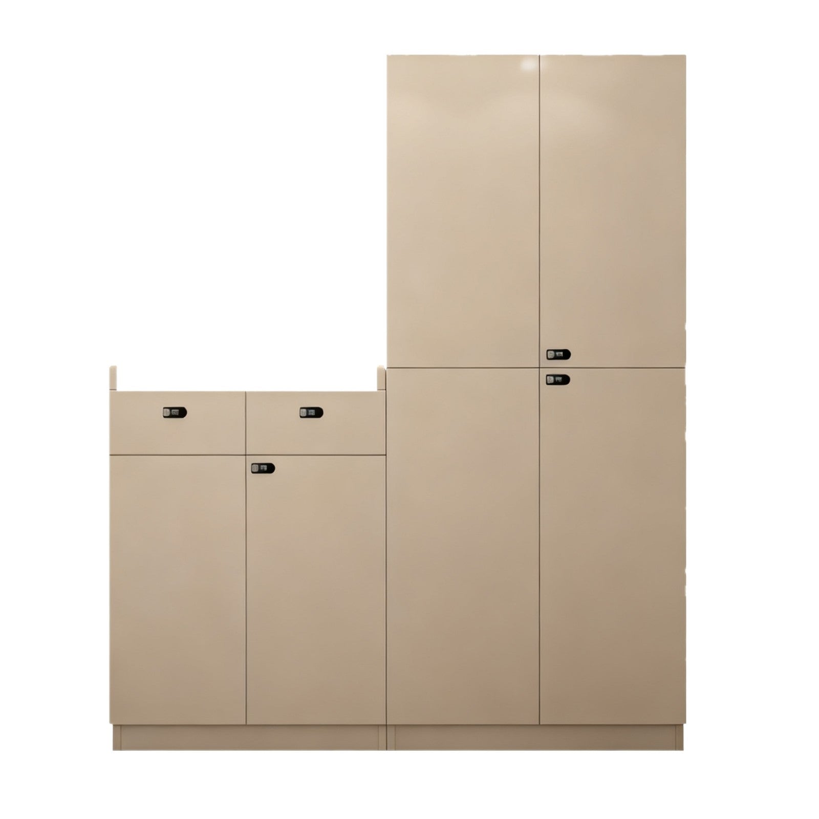 Custom Aluminum Alloy Shoe Cabinet Large Capacity Home Entrance Hallway Storage Integrated Source Factory