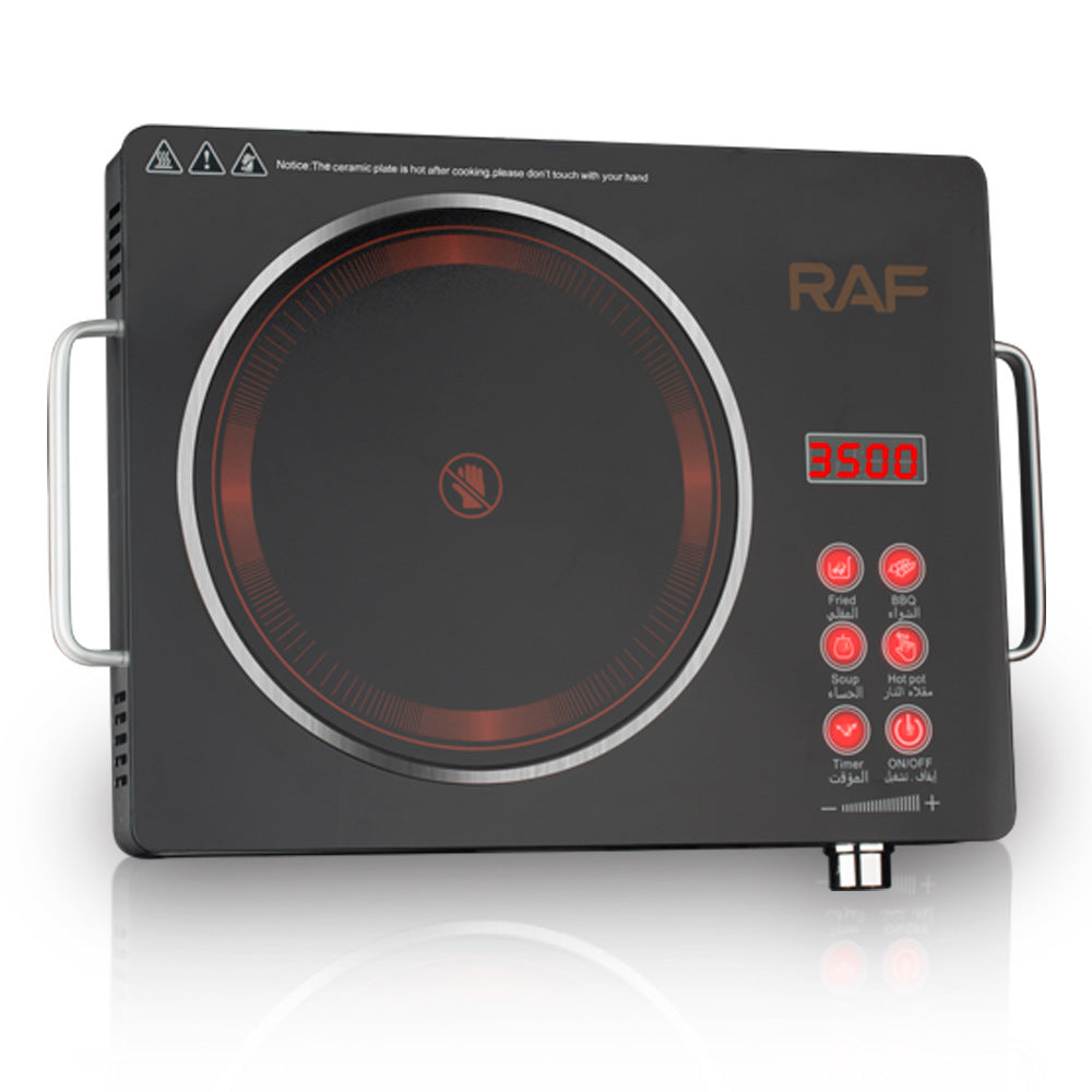 RAF European Standard Electric Ceramic Stove for Home Use, Multi-Functional High-Power Stir-Fry Hot Pot Induction Cooker, Countertop Electric Stove for Stir-Frying and Cooking