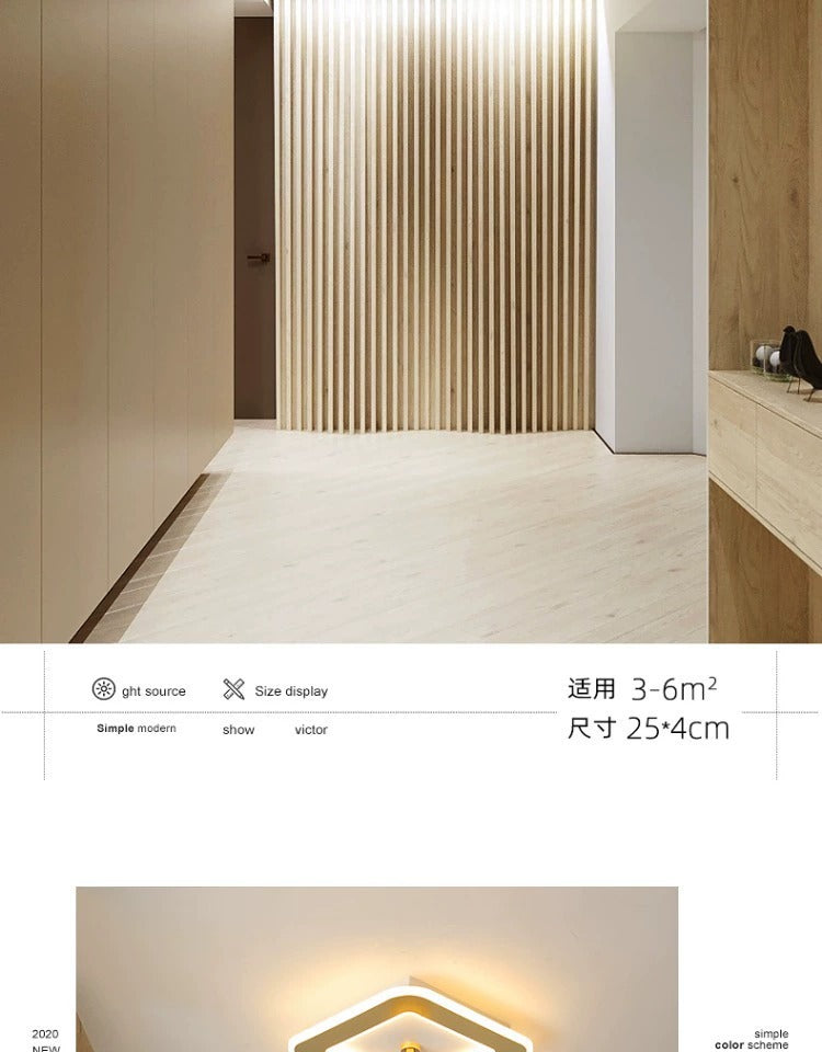 Aisle Light Corridor Light Luxury Balcony led Lamp Creative Background Wall Spotlight Simple Modern Cloakroom Ceiling Lamp