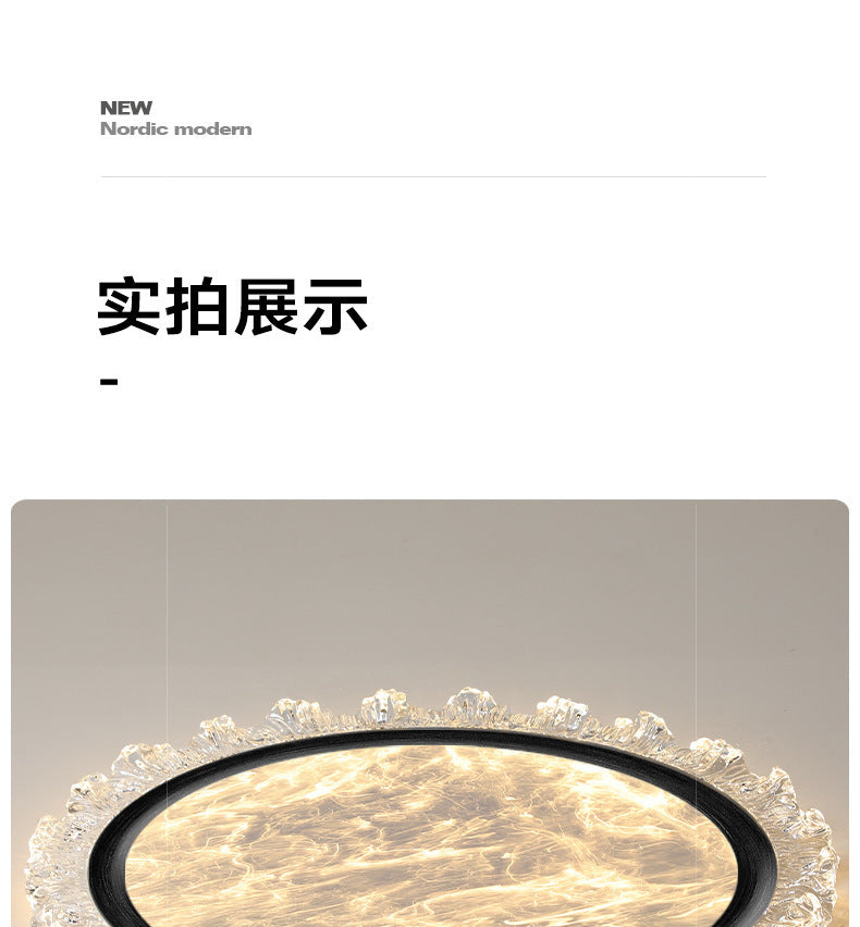 Italian Style High Brightness Full Spectrum Eye Protection Design Sense High-end Light Luxury Master Bedroom Creative Cloud Ceiling Light