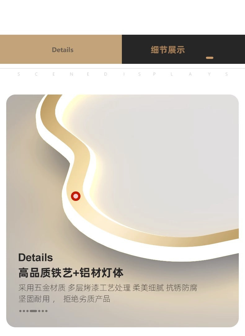 Creative Bedroom Main Light for Home Use led Ceiling Lamp Simple Modern Living Room Lamp Room Restaurant Study Flower Lighting