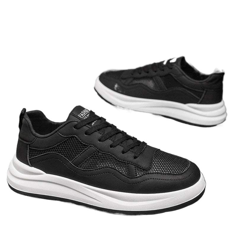 Men's Shoes2025Summer New Breathable Hollow Mesh Panel Shoes Fashion Versatile White Shoes Men's Trendy Casual Shoes