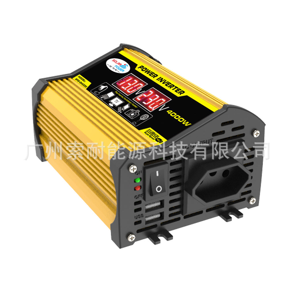Vehicle Inverter300W 12V Turn110V 220V Voltage Display E-commerce power inverter