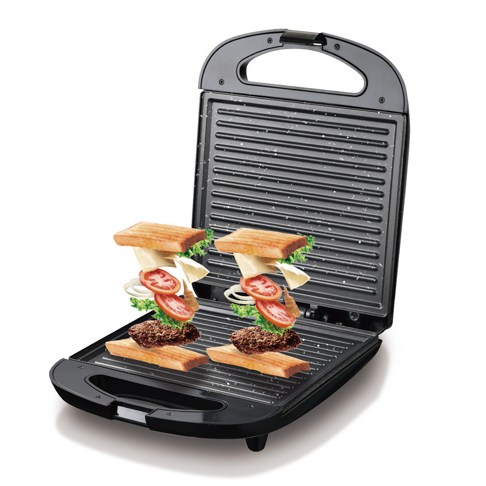 RAF European Standard Sandwich Maker Breakfast Machine Double-Sided Heating Multi-Functional Toast Waffle MakerＲ2580T