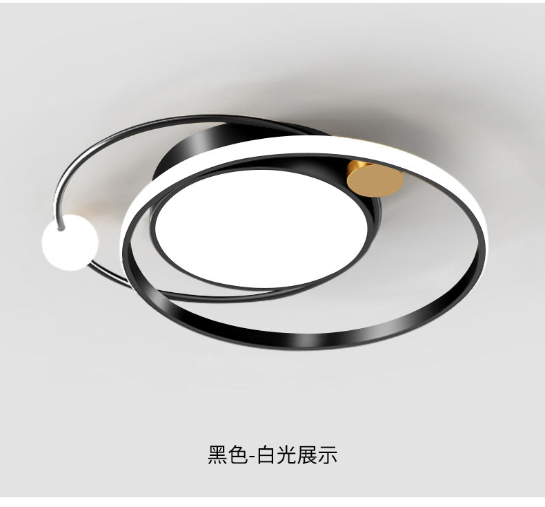 Nordic Bedroom Light Modern Minimalist led Ceiling Lamp Cozy Romantic Creative Living Room Study Room Light Fixture Round Shape