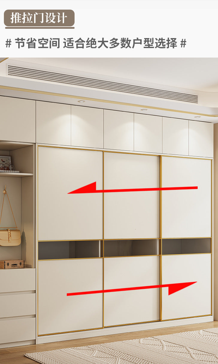 One Door to the Top3Ultra-high sliding door wardrobe2.9/2.8/2.7/5.6/2.5Master Bedroom Storage Wardrobe Cabinet