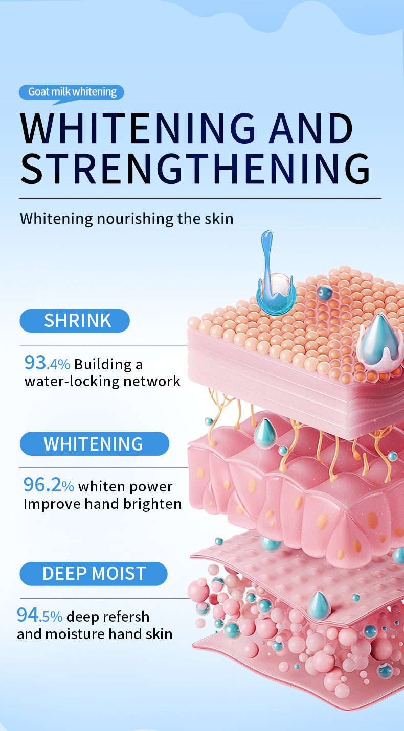 SADOER 山羊奶美白护手霜 秋冬季保湿护手霜 跨境外贸批发