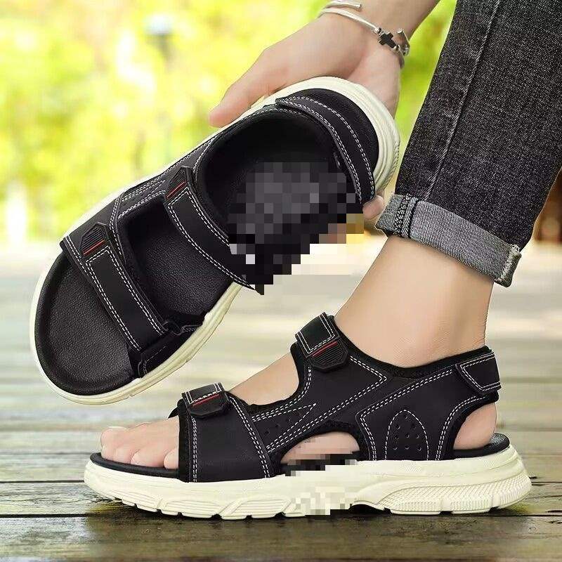 Men's Sandals2025Summer Outerwear ins Trendy Men's Dad Shoes Men's Driving Vietnamese Beach Sandals
